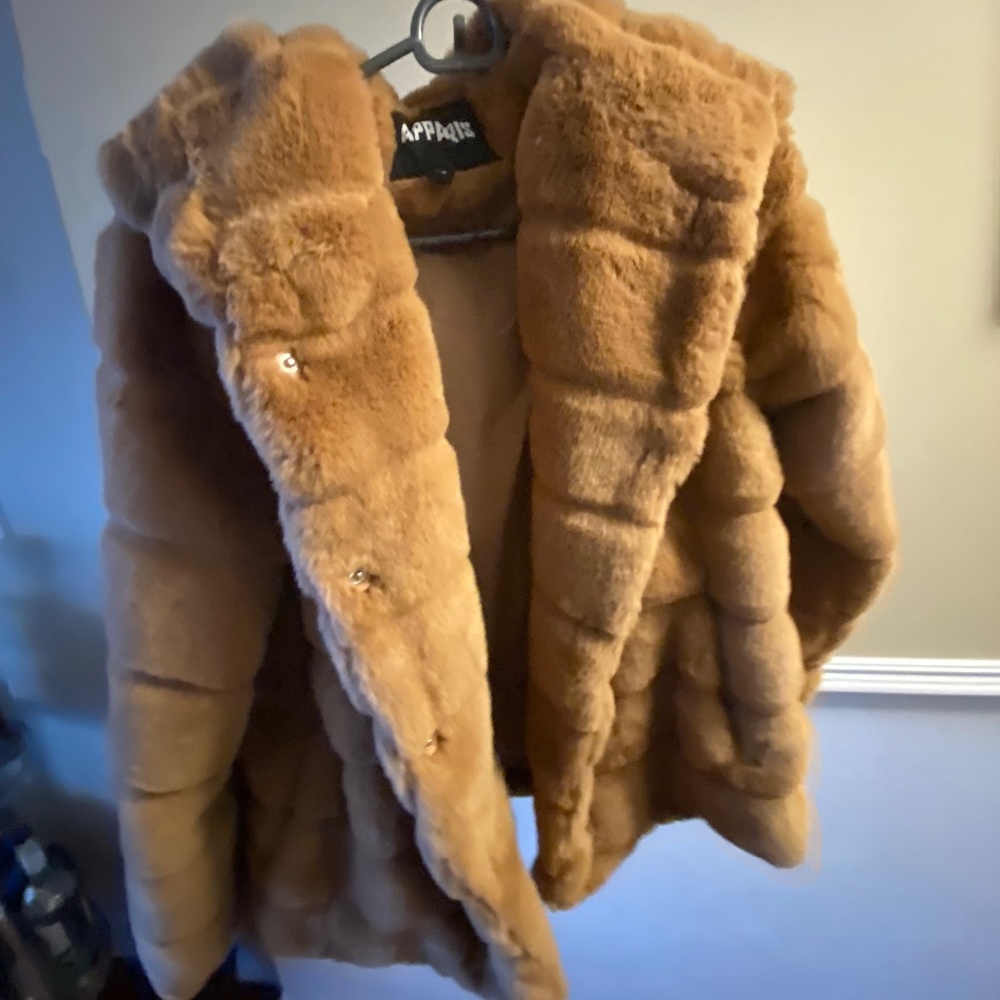 APPARIS faux fur jacket